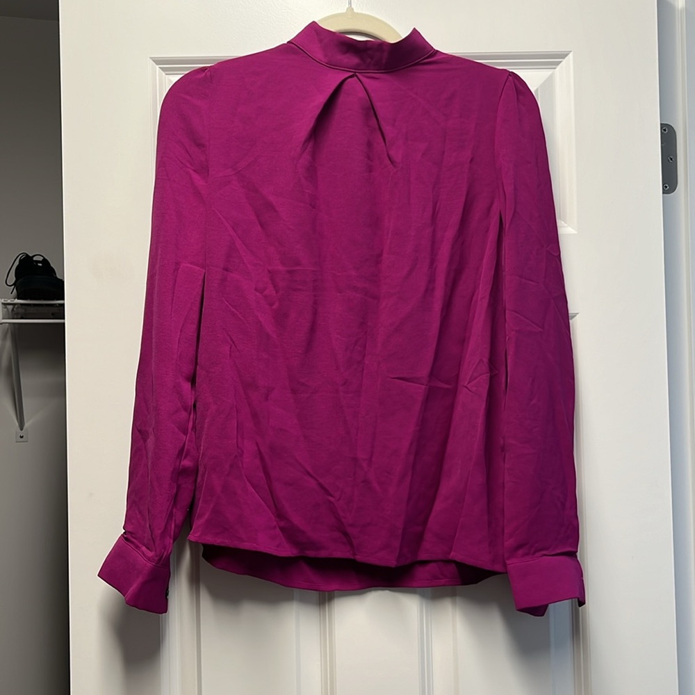 Brand New w/Bag Size Small SHEIN Magenta Blouse